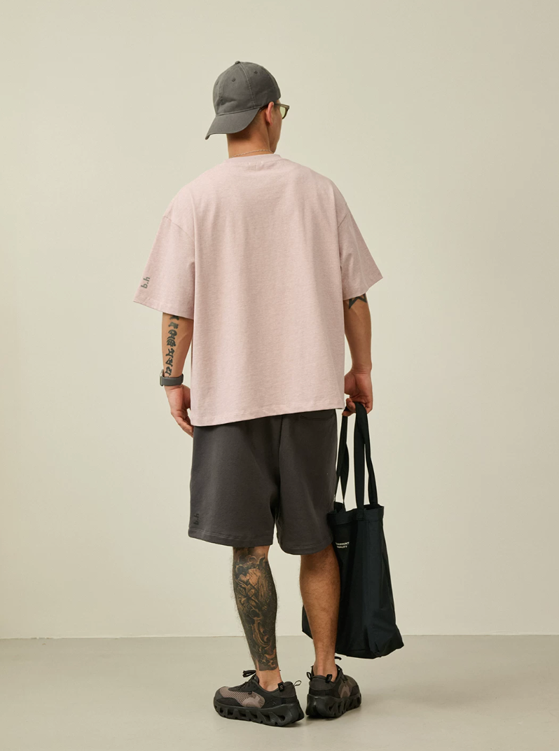 BROSHOOD 袖ロゴ Tシャツ MB5251