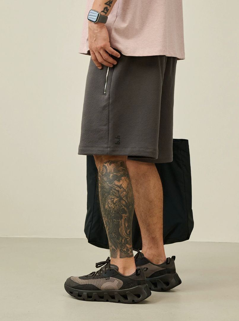 BROSHOOD スウェット ハーフパンツ MB5253