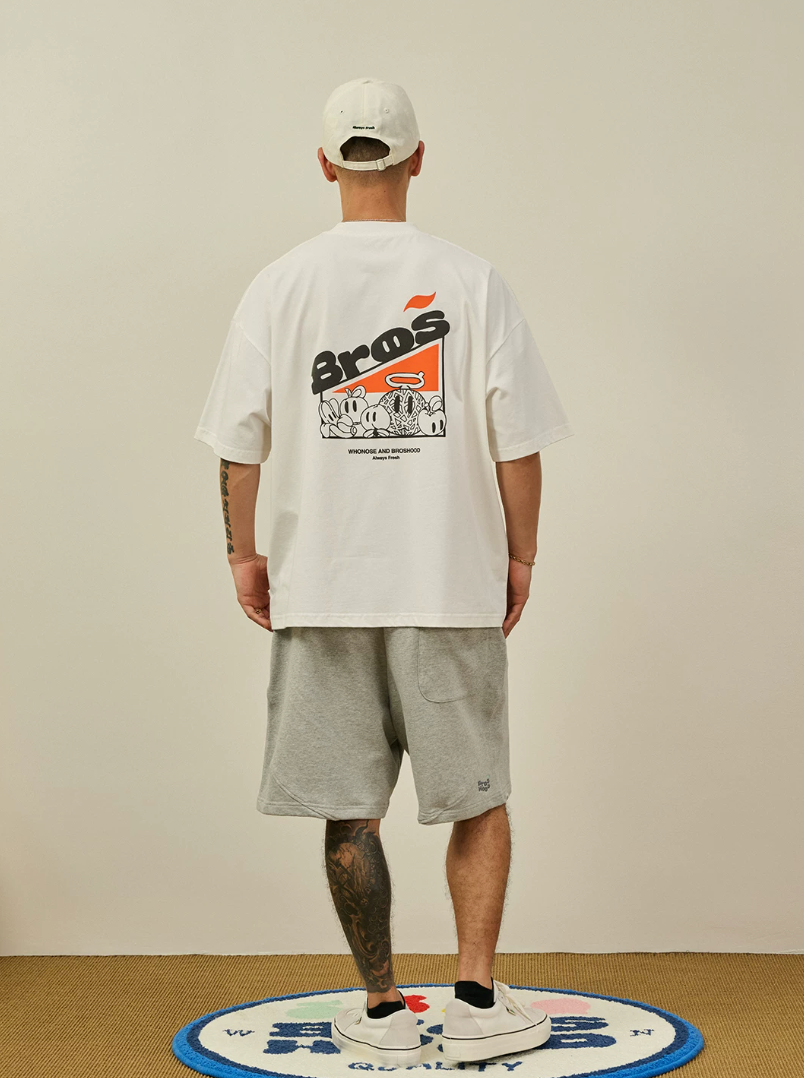BROSHOOD スウェット ハーフパンツ MB5255