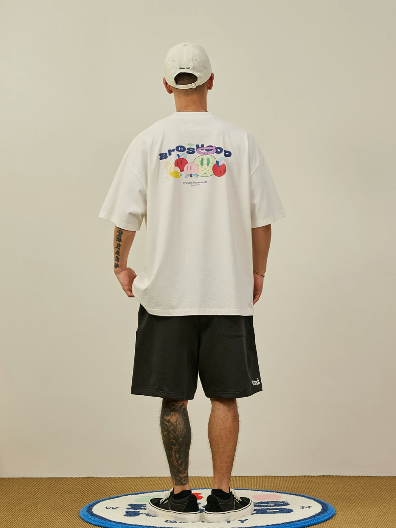 BROSHOOD スウェット ハーフパンツ MB5255