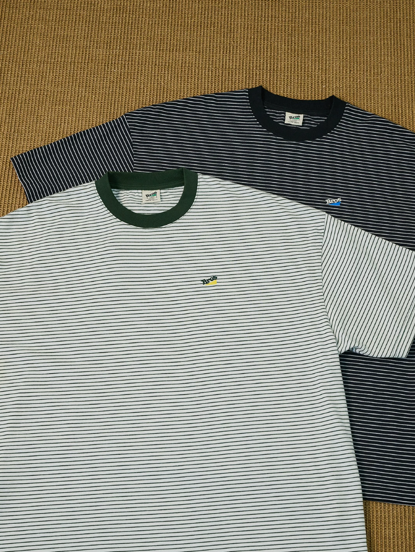 BROSHOOD ストライプ Tシャツ MB5261