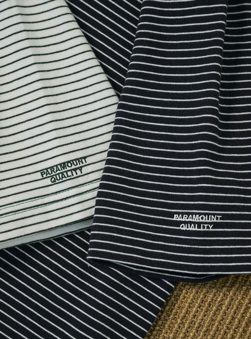 BROSHOOD ストライプ Tシャツ MB5261