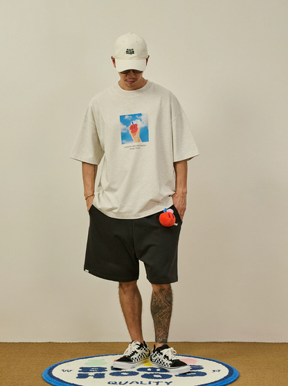 BROSHOOD フロントロゴ Tシャツ MB5263