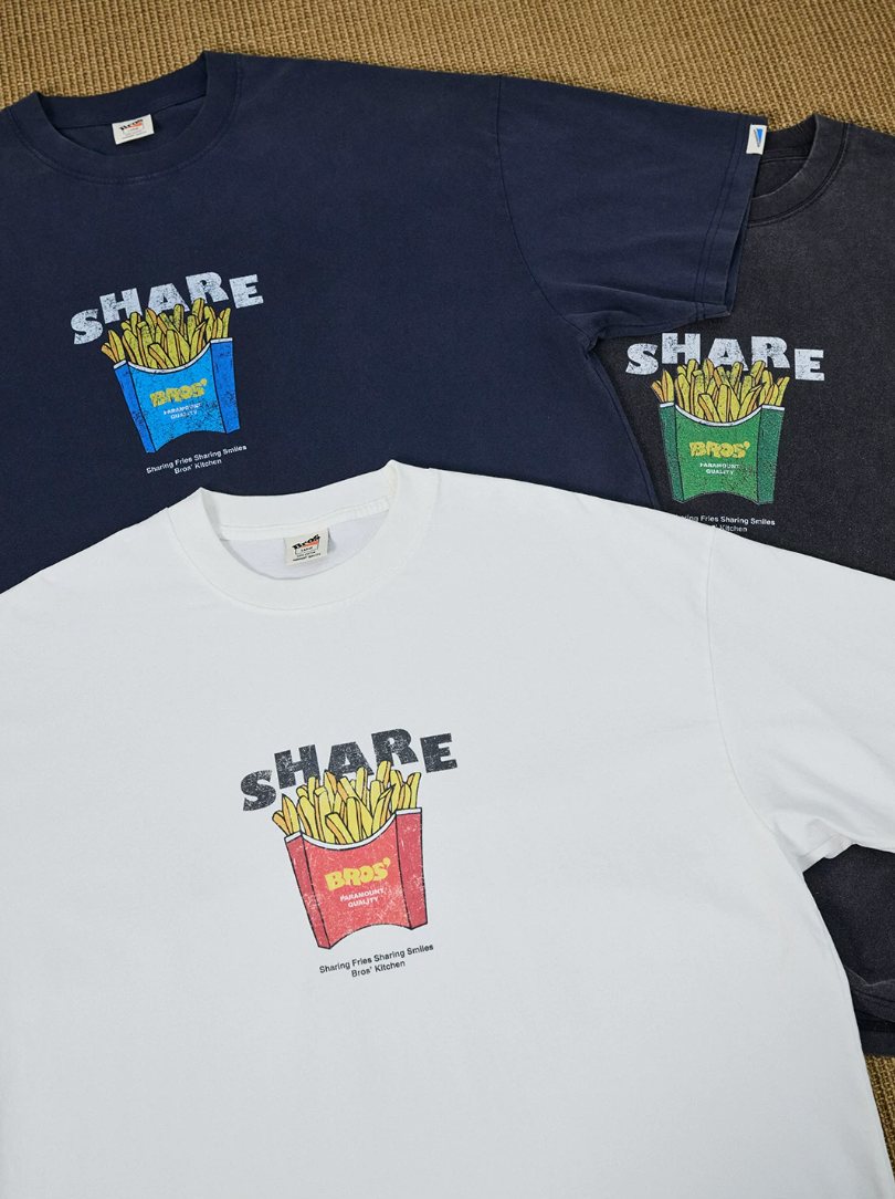BROSHOOD フロントロゴ Tシャツ MB5264