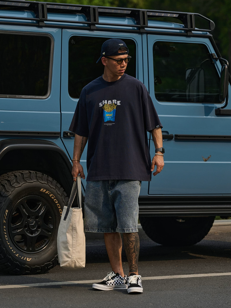 BROSHOOD フロントロゴ Tシャツ MB5264