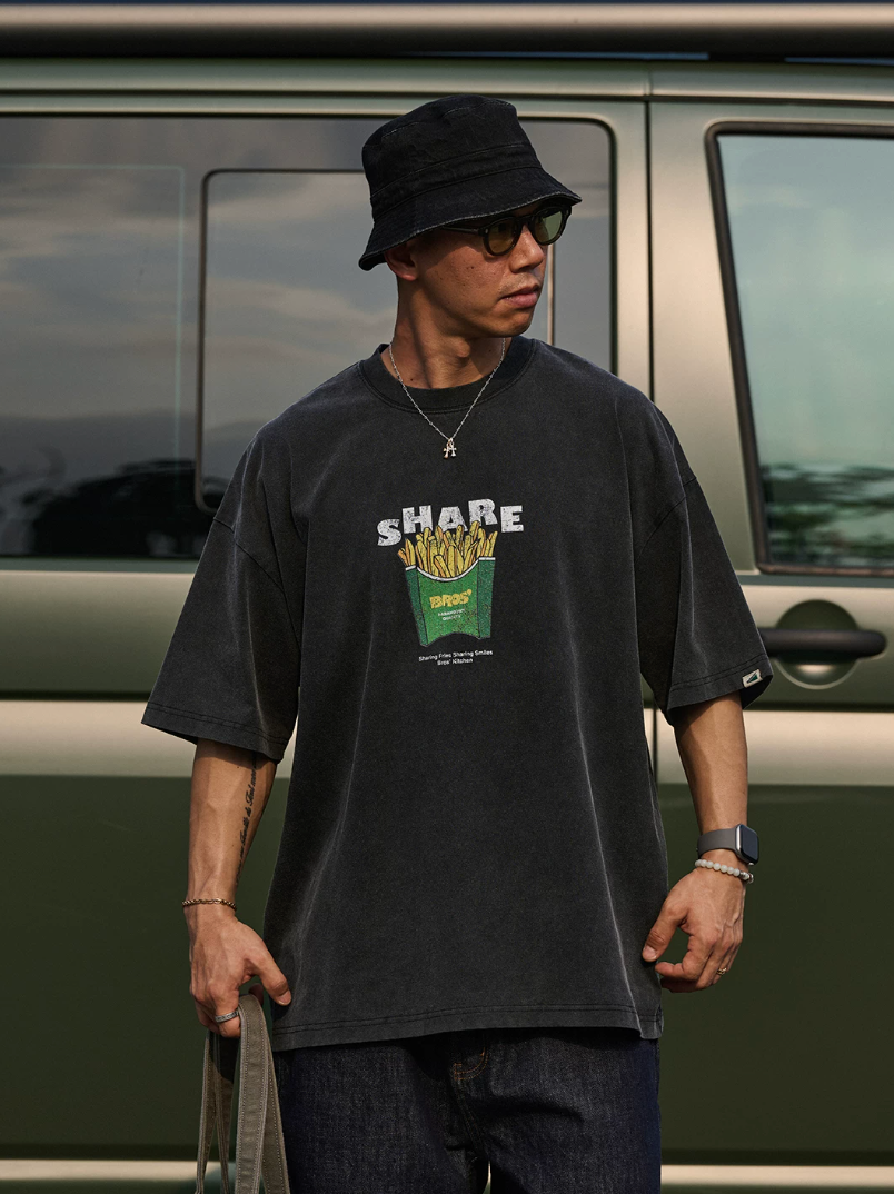 BROSHOOD フロントロゴ Tシャツ MB5264