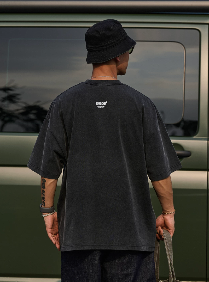BROSHOOD フロントロゴ Tシャツ MB5264