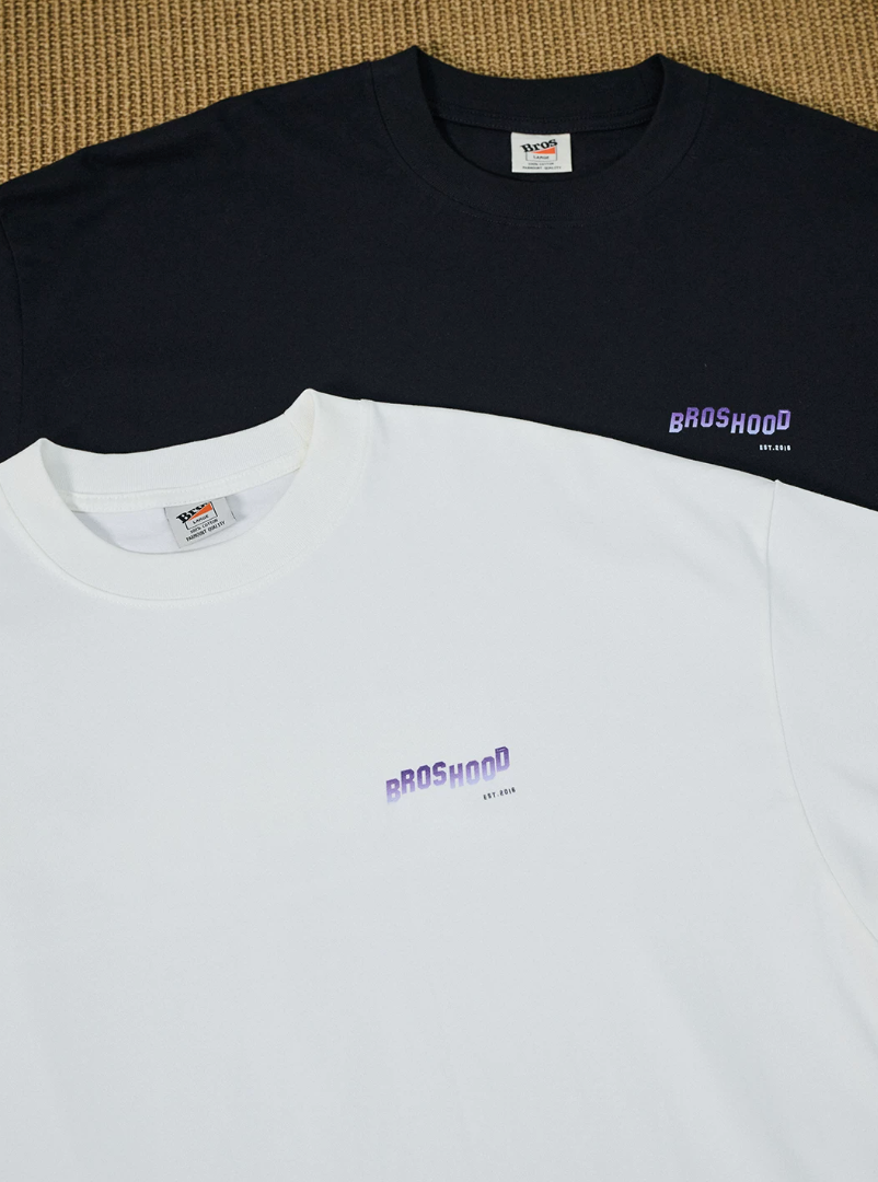 BROSHOOD バックプリント Tシャツ MB5265