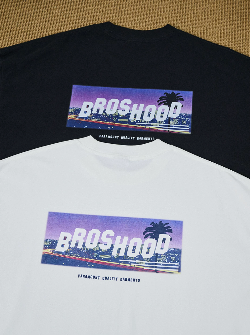 BROSHOOD バックプリント Tシャツ MB5265