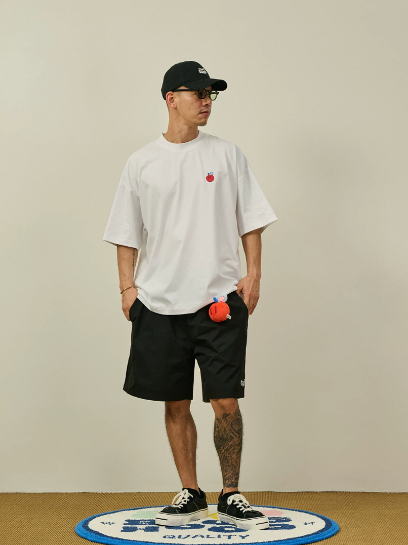 BROSHOOD ワンポイントロゴ Tシャツ MB5266