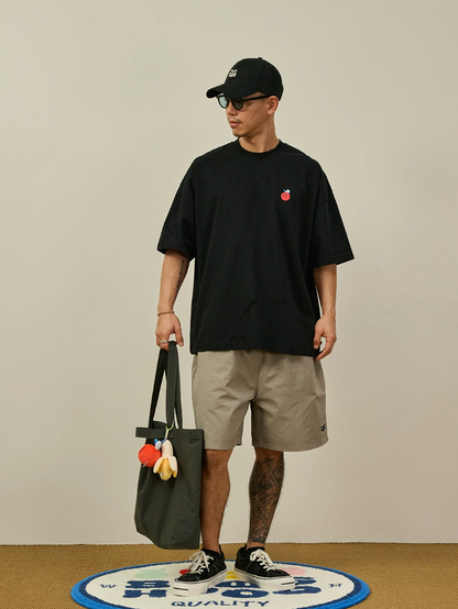 BROSHOOD ワンポイントロゴ Tシャツ MB5266