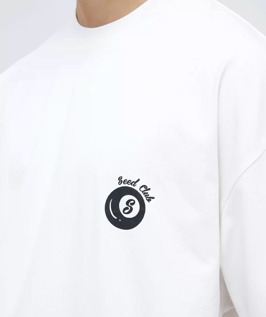 SEEDCLUB バックプリント Tシャツ MB5284