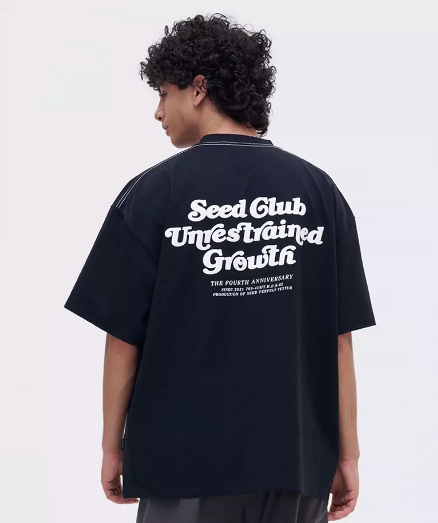 SEEDCLUB バックプリント Tシャツ MB5285