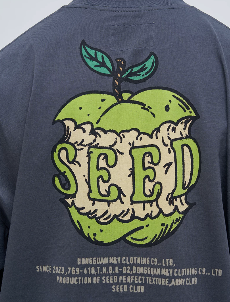SEEDCLUB バックプリント Tシャツ MB5287