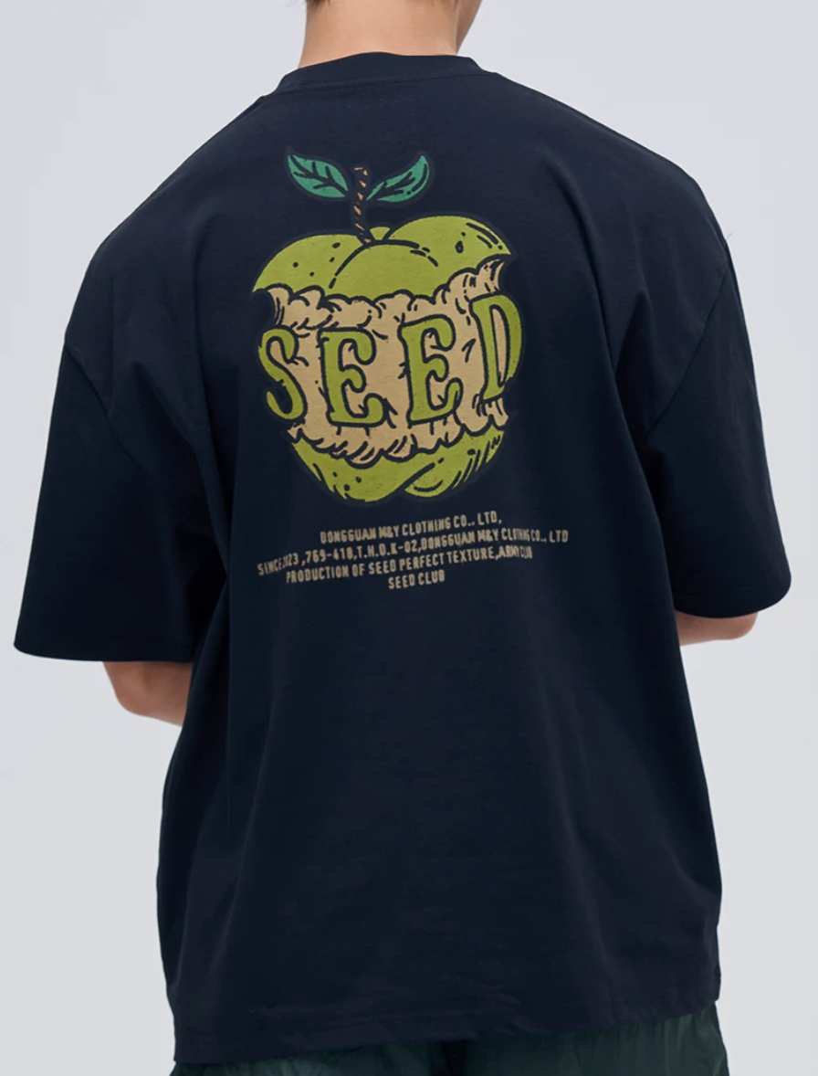 SEEDCLUB バックプリント Tシャツ MB5287