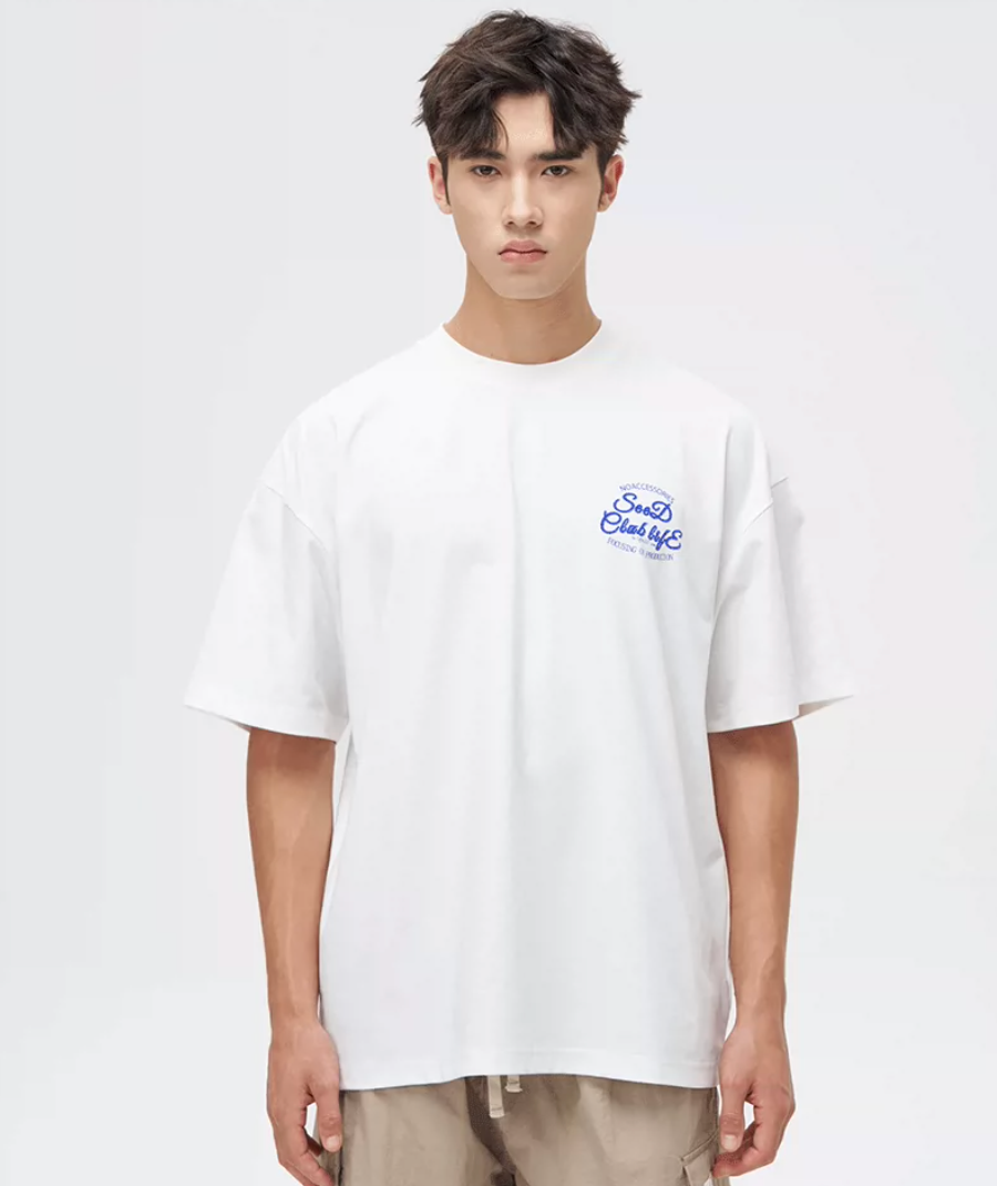 SEEDCLUB バックプリント Tシャツ MB5288