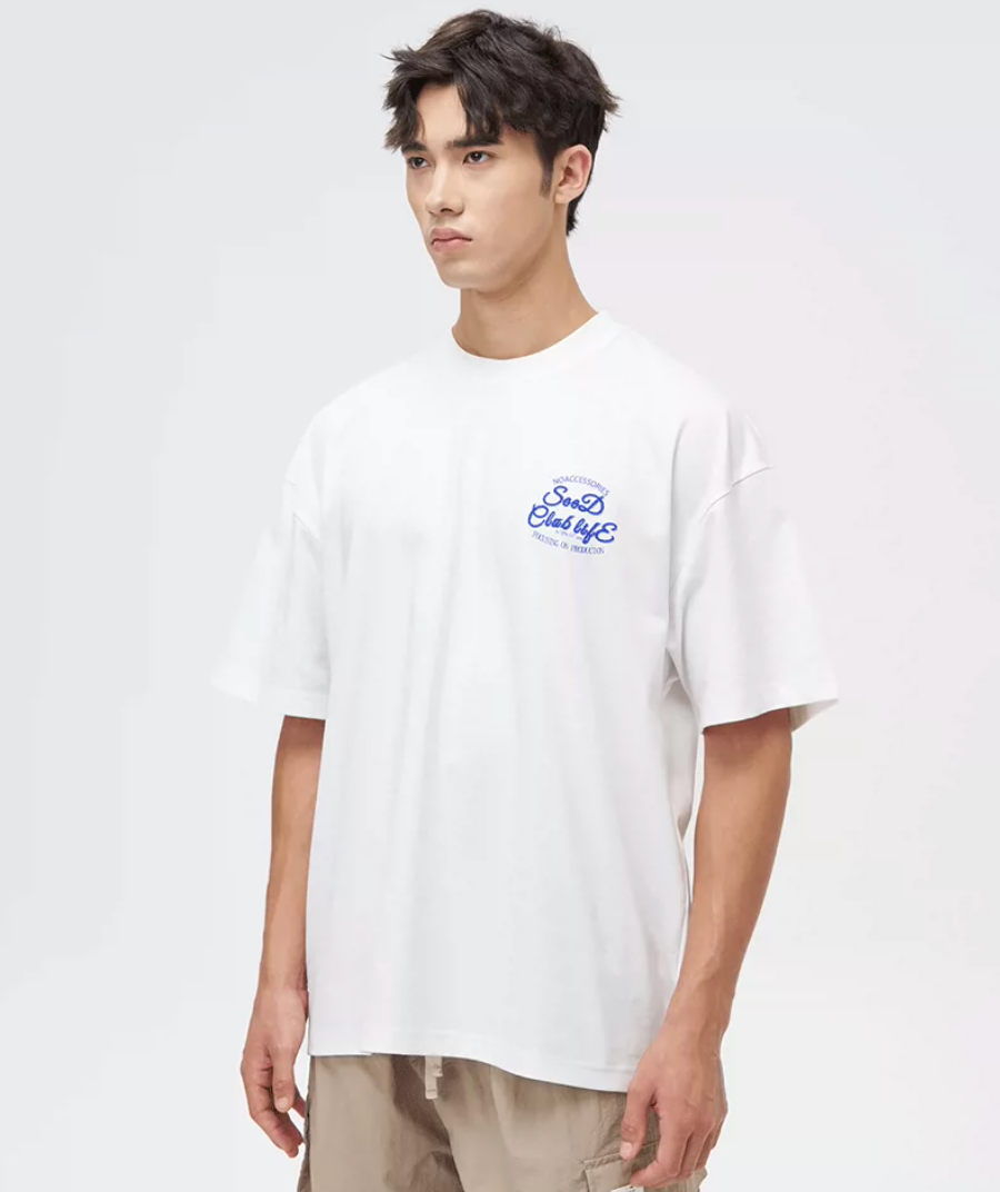 SEEDCLUB バックプリント Tシャツ MB5288