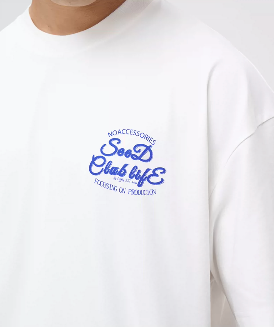 SEEDCLUB バックプリント Tシャツ MB5288