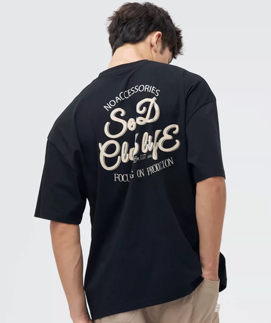 SEEDCLUB バックプリント Tシャツ MB5288
