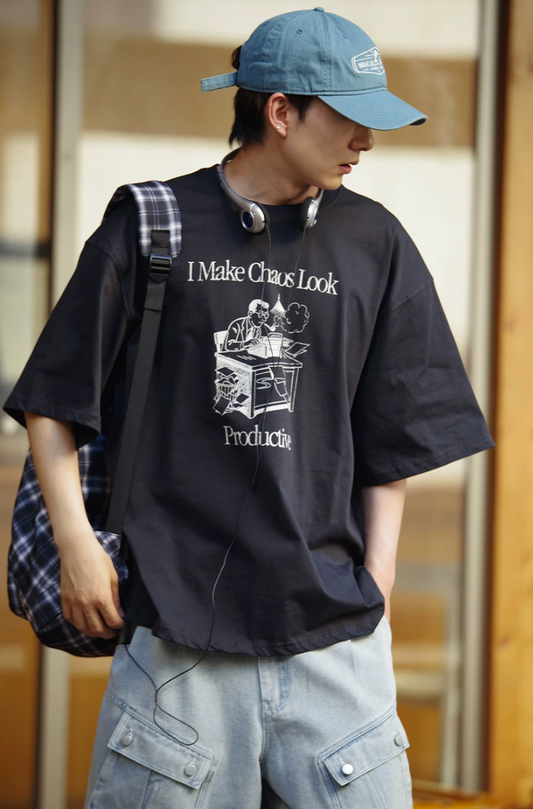 NOCLUE 両面プリント Tシャツ MB5300