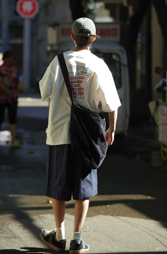 NOCLUE 両面プリント Tシャツ MB5301