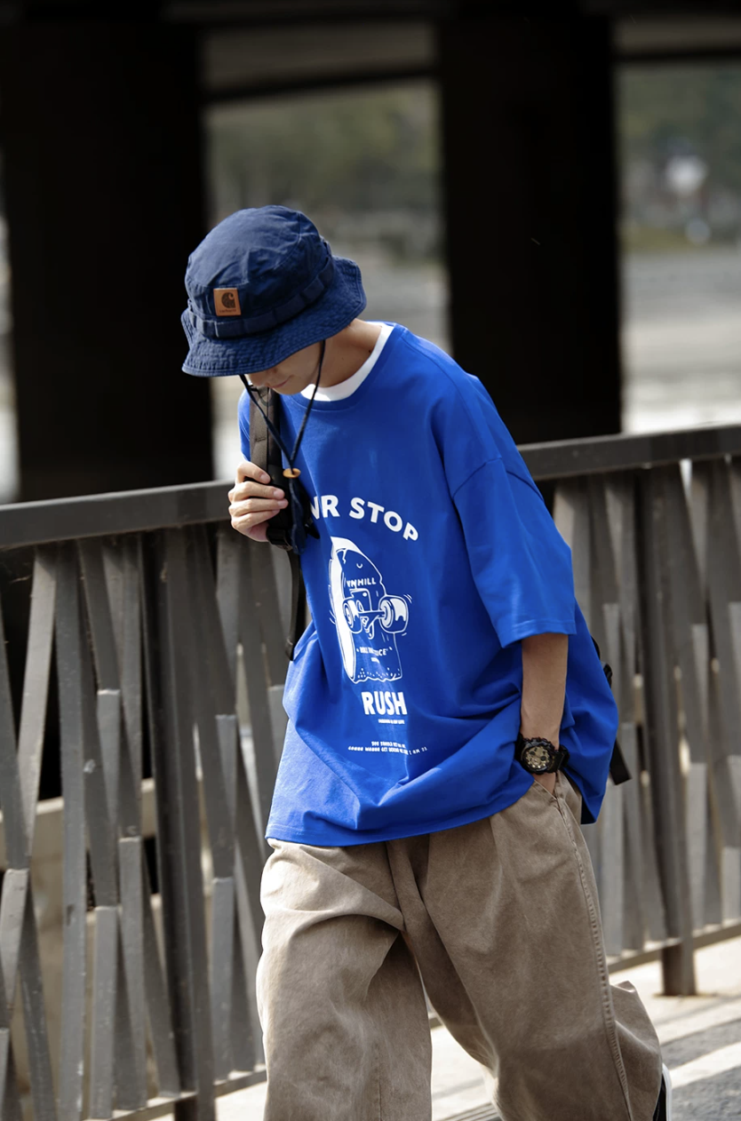 NOCLUE フロントロゴ Tシャツ MB5302