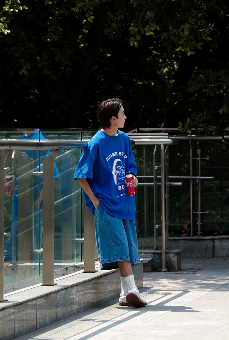 NOCLUE フロントロゴ Tシャツ MB5302