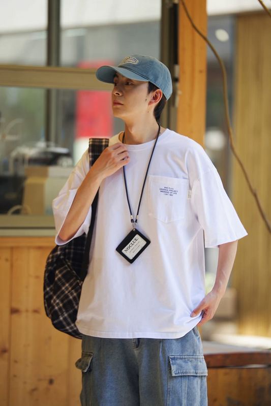 NOCLUE バックプリント Tシャツ MB5303