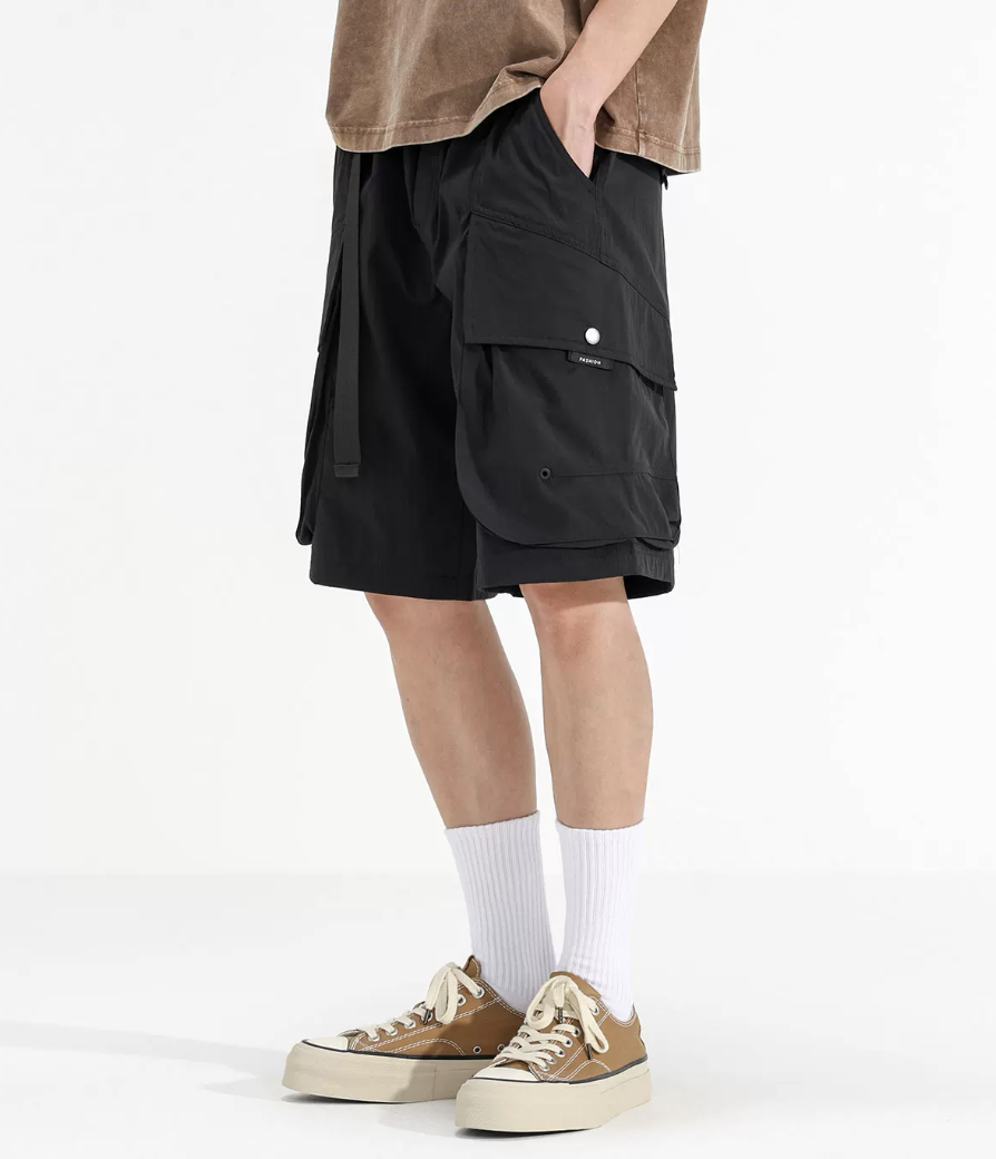 CEECUZ カーゴ ハーフパンツ MB5307
