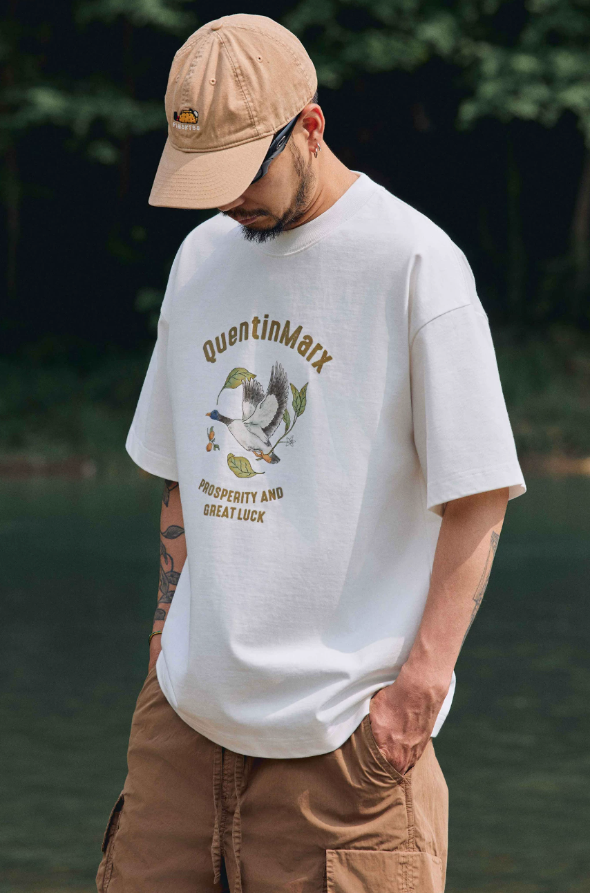 QUENTINMARX フロントロゴ Tシャツ MB5314