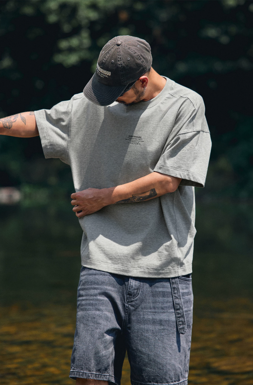 QUENTINMARX ワンポイントロゴ Tシャツ MB5315