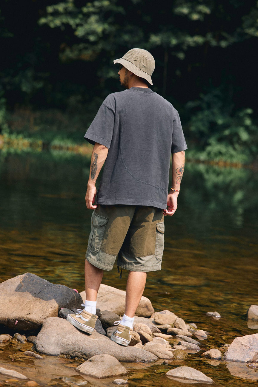 QUENTINMARX ウォッシュ Tシャツ MB5316