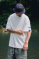 QUENTINMARX 袖ロゴ Tシャツ MB5318