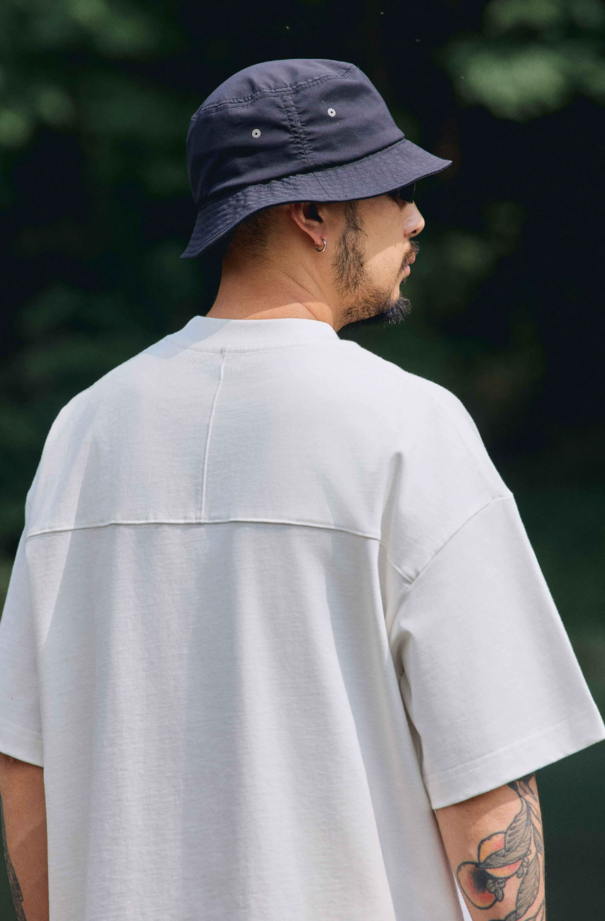 QUENTINMARX 袖ロゴ Tシャツ MB5318