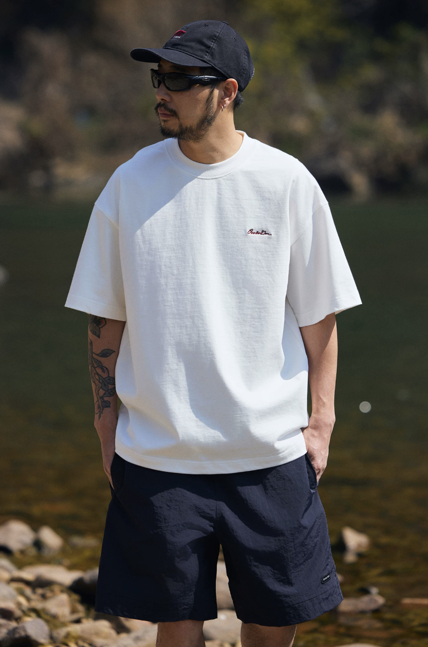 QUENTINMARX ワンポイントロゴ Tシャツ MB5319