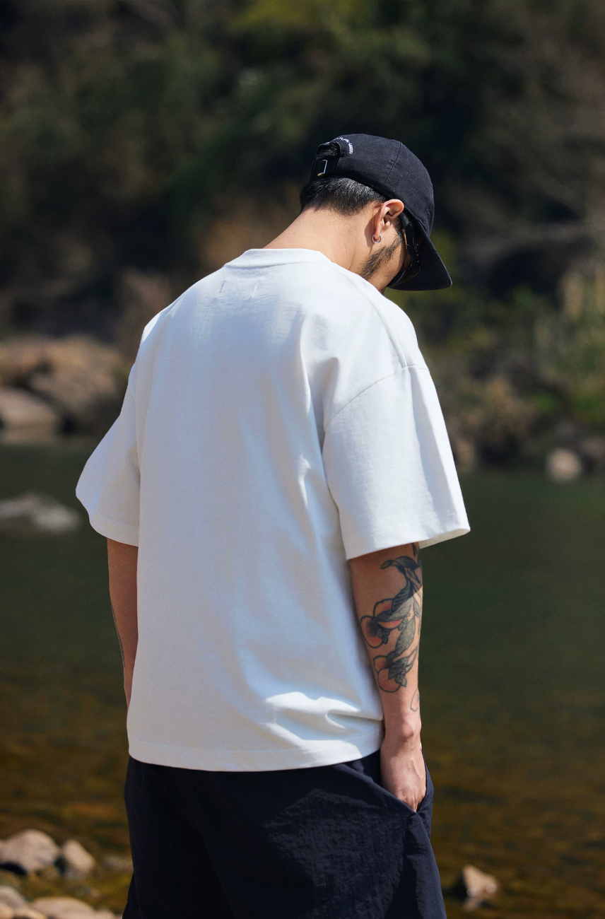 QUENTINMARX ワンポイントロゴ Tシャツ MB5319