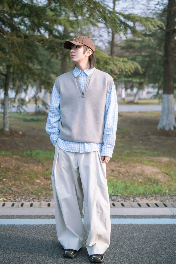 PUZZLECITY ワイドパンツ MB5324