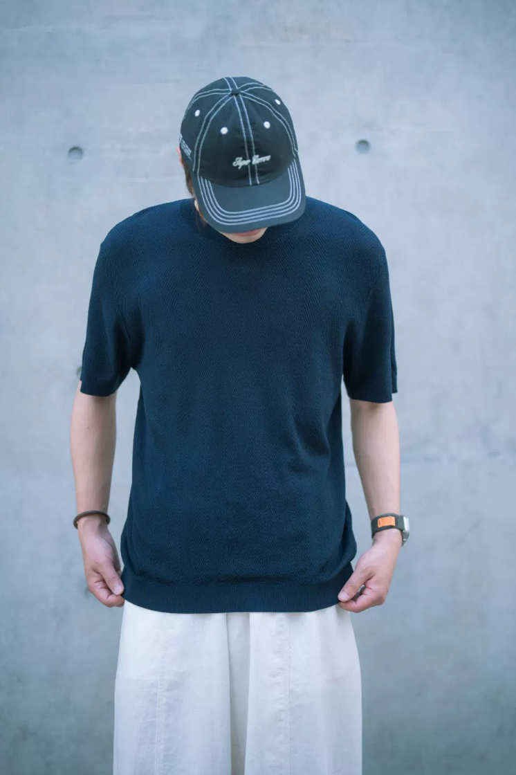PUZZLECITY ニットTシャツ MB5328