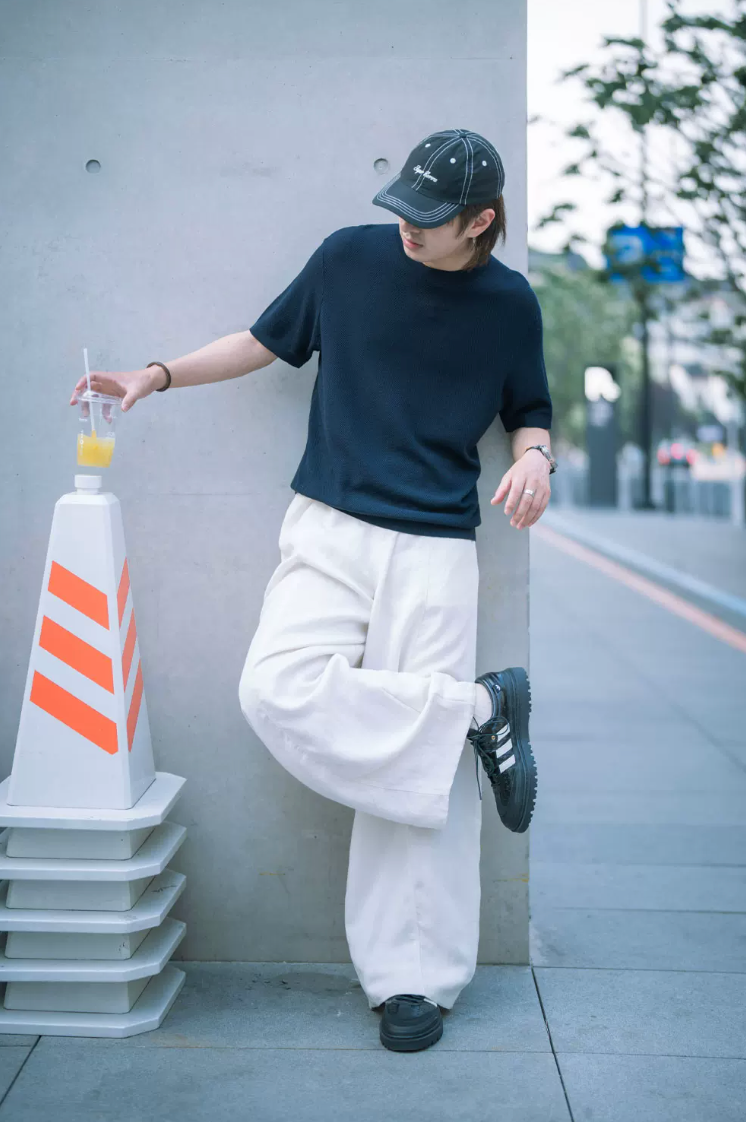 PUZZLECITY ニットTシャツ MB5328