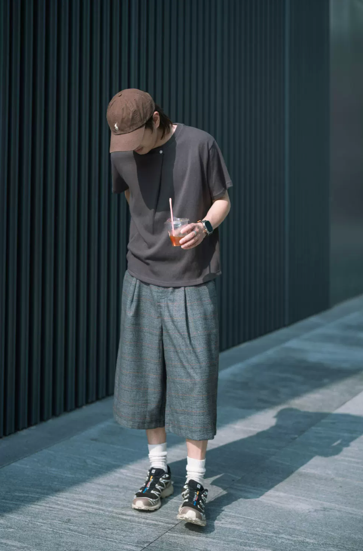 PUZZLECITY 襟ボタン Tシャツ MB5329