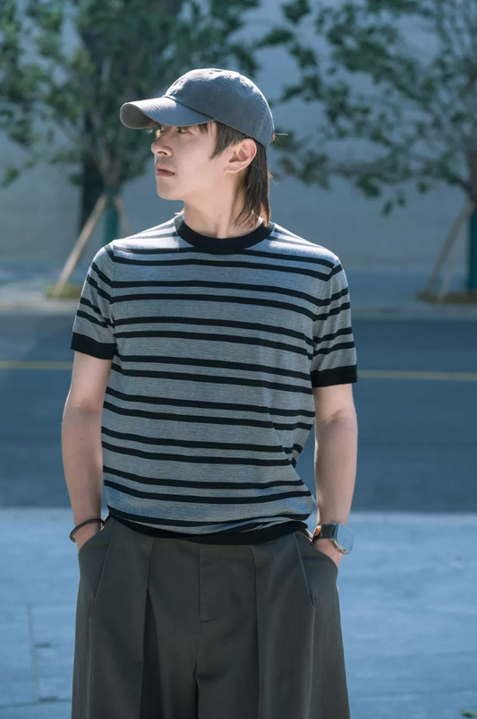 PUZZLECITY ボーダー Tシャツ MB5331