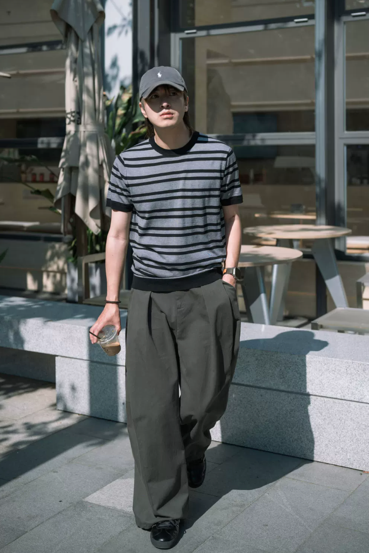 PUZZLECITY ボーダー Tシャツ MB5331