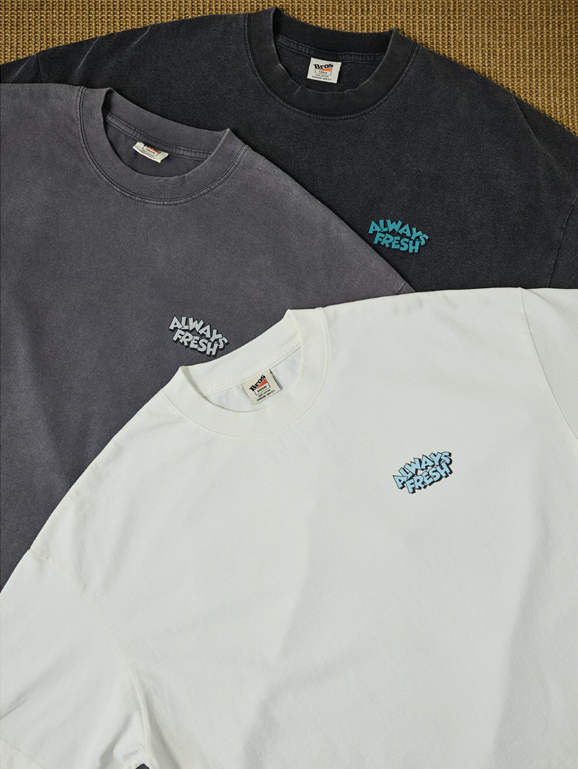 BROSHOOD バックプリントTシャツ MB5334