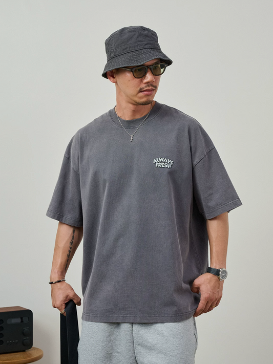 BROSHOOD バックプリントTシャツ MB5334