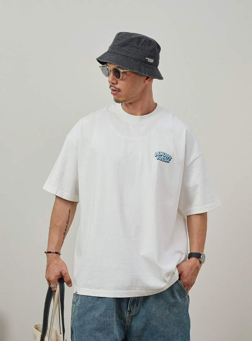 BROSHOOD バックプリントTシャツ MB5334
