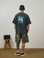 BROSHOOD バックプリントTシャツ MB5334
