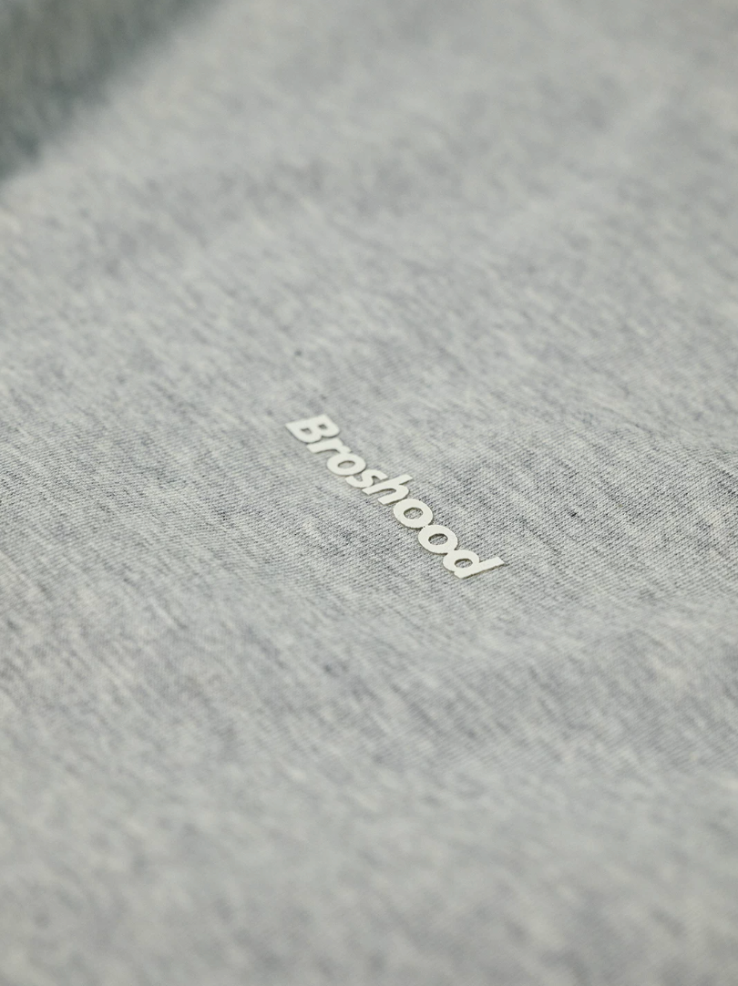 BROSHOOD ワンポイントロゴ ロングTシャツ MB5337