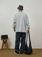BROSHOOD ワンポイントロゴ ロングTシャツ MB5337