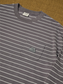 BROSHOOD ボーダー ロングTシャツ MB5338