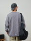 BROSHOOD ボーダー ロングTシャツ MB5338